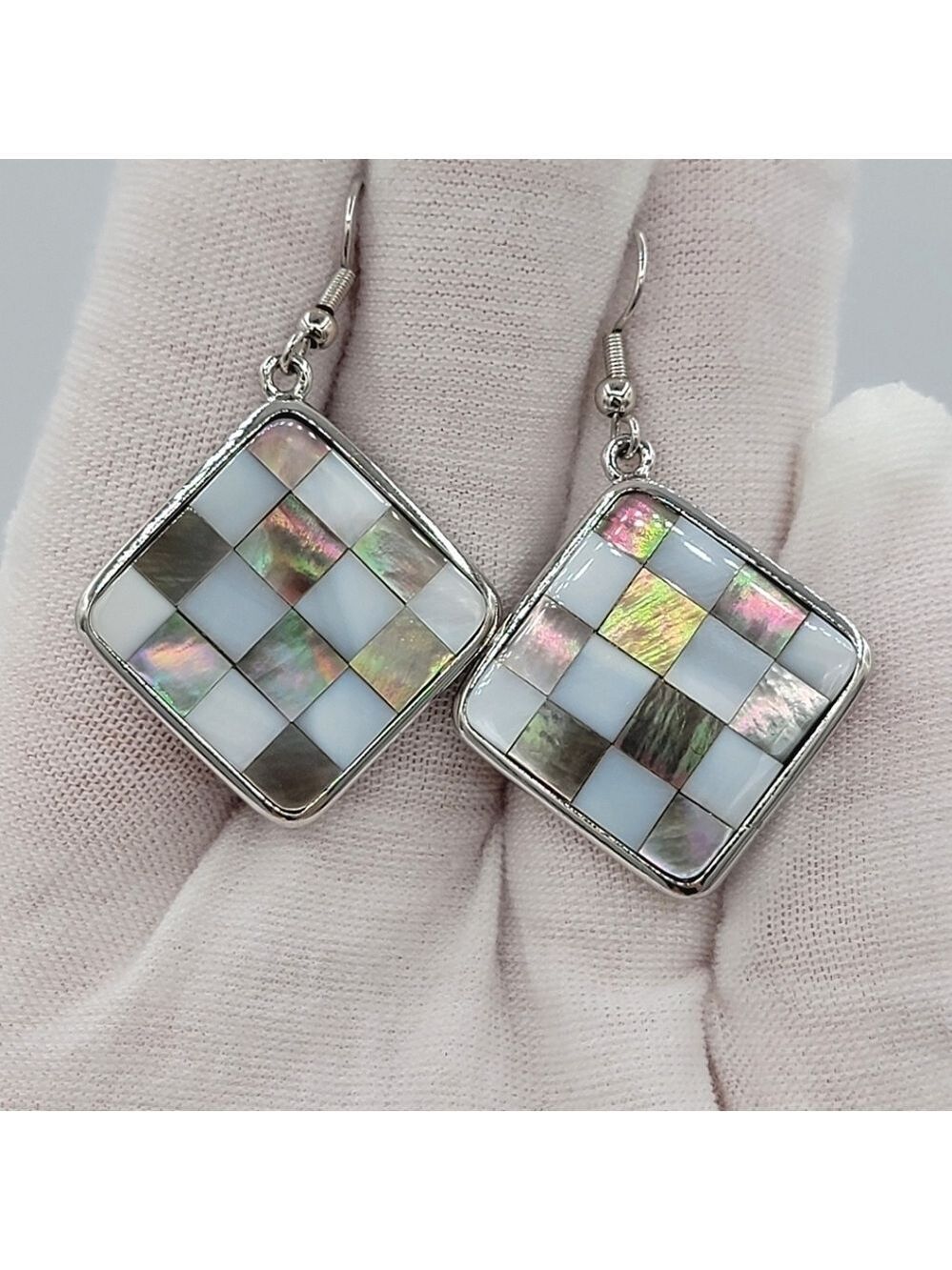 Butler Earrings Mother of Pearl #2459